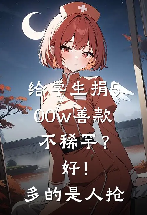 给学生捐500w善款不稀罕？好！多的是人抢