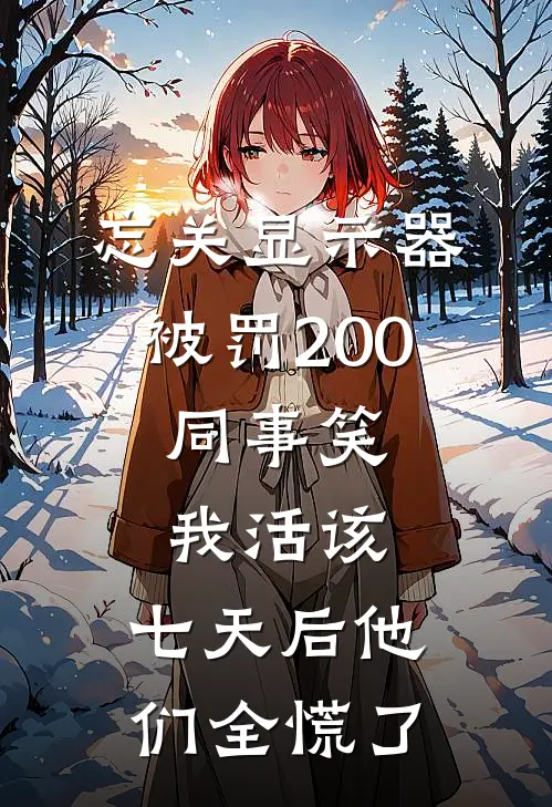 忘关显示器被罚200，同事笑我活该，七天后他们全慌了