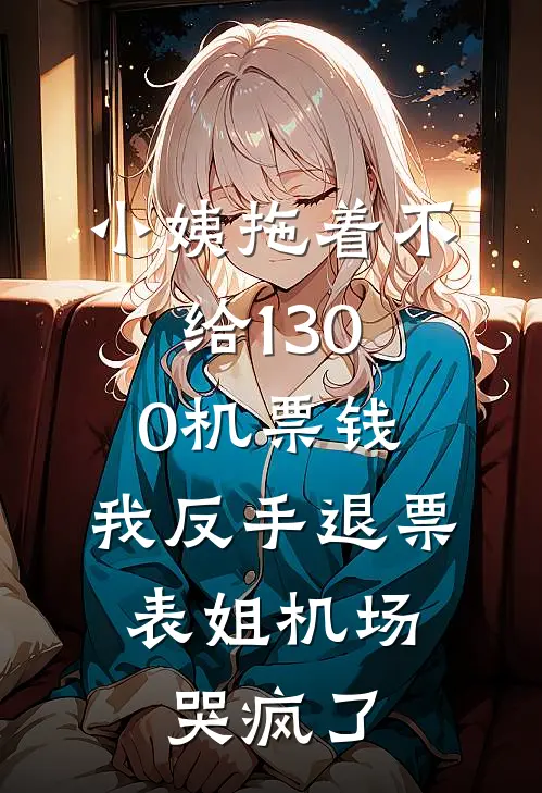 小姨拖着不给1300机票钱，我反手退票，表姐机场哭疯了