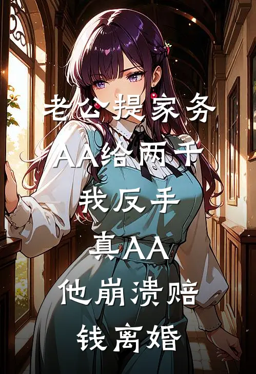 老公提家务AA给两千，我反手真AA，他崩溃赔钱离婚