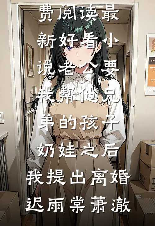 老公要我帮他兄弟的孩子奶娃之后，我提出离婚迟雨棠萧澈完结版小说全文免费阅读_最新好看小说老公要我帮他兄弟的孩子奶娃之后，我提出离婚迟雨棠萧澈