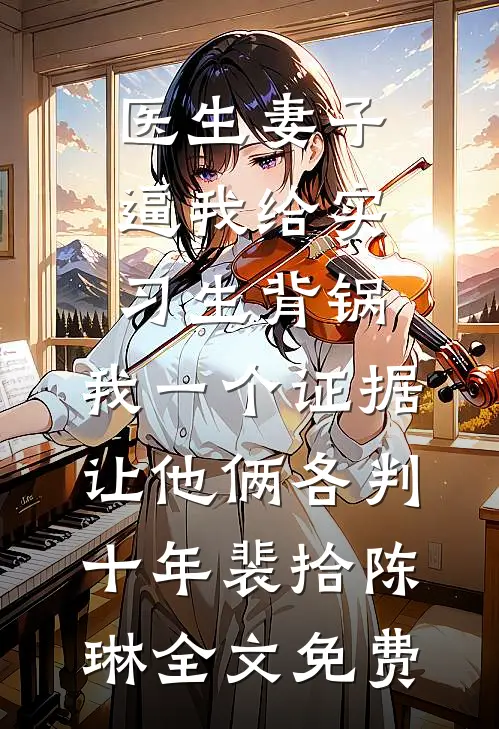 医生妻子逼我给实习生背锅，我一个证据让他俩各判十年裴拾陈琳全文免费