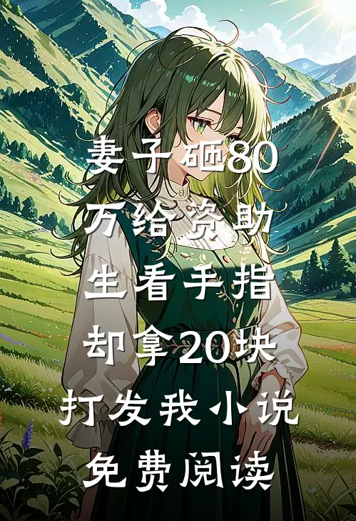 妻子砸80万给资助生看手指，却拿20块打发我小说免费阅读
