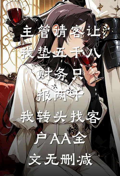 主管请客让我垫五千八，财务只报两千，我转头找客户AA全文无删减