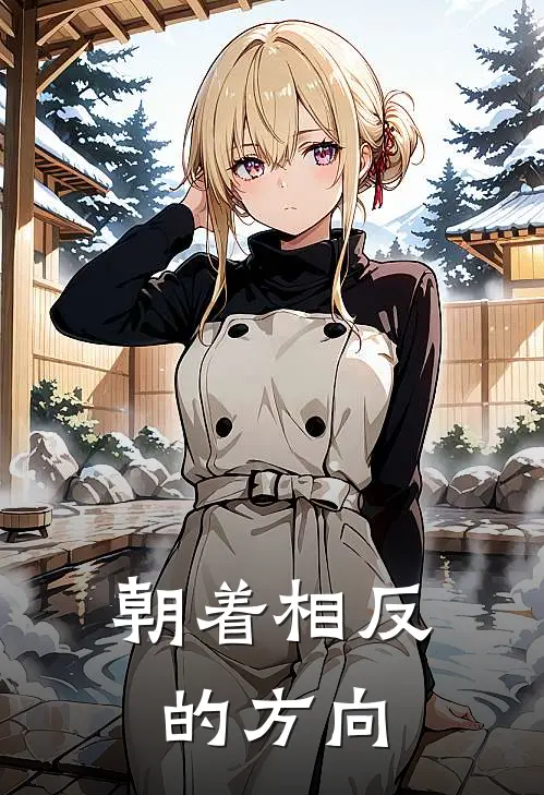 朝着相反的方向