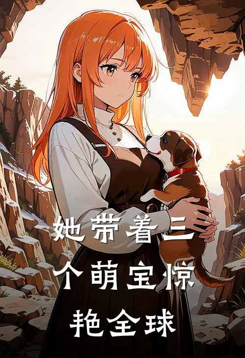 她带着三个萌宝惊艳全球